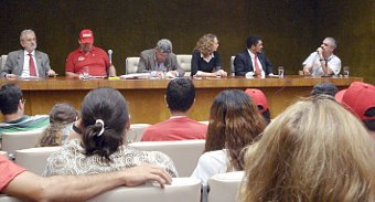 Ato em Brasília defende liberdade sindical