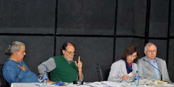 Professores José Renato Araújo, Ciro, Maria Paula e Ricardo Terra