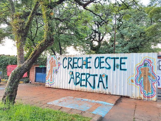 Ocupação da Creche Oeste segue firme e reunião de negociação com Waldyr Jorge é adiada para 7/2