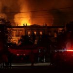 Imagens do incêndio que consumiu o Museu Nacional no Rio de Janeiro