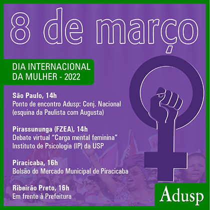 8 de março é dia de luta pela vida das mulheres, contra o machismo, o racismo e o genocídio do governo Bolsonaro