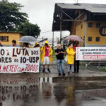 No porto de Santos, marinheiros e Sintusp, com apoio do Fórum das Seis, resistem à tentativa da Reitoria de retirá-los das embarcações do IO