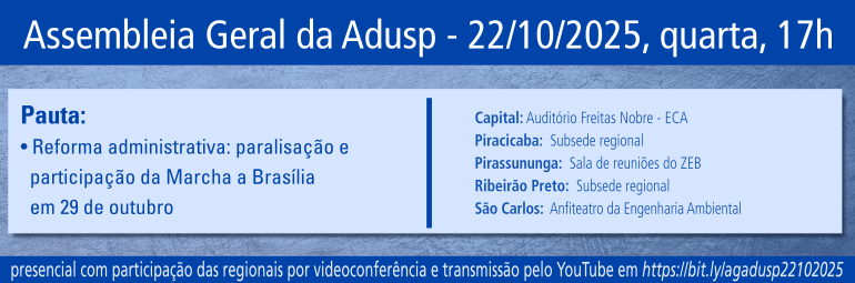Assembleia Geral da Adusp