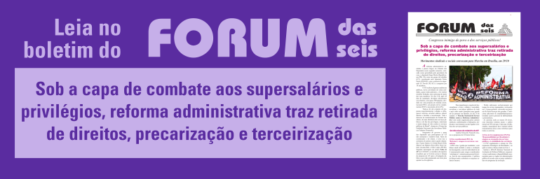 Boletim do Fórum das Seis