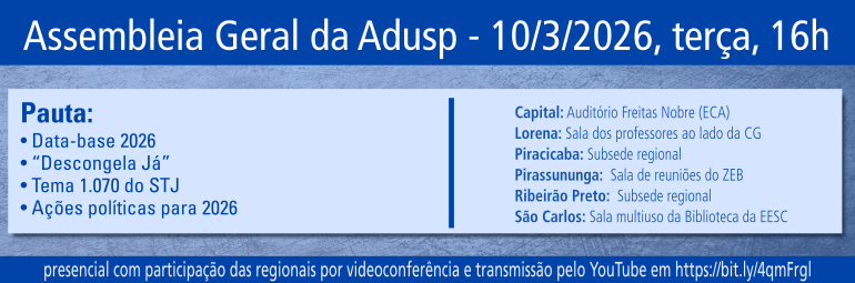 Assembleia Geral da Adusp