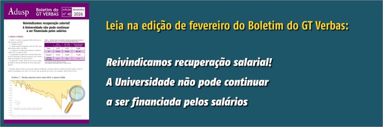 Boletim do GT Verbas - novembro/2025