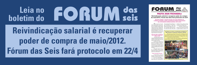 Boletim do Fórum das Seis