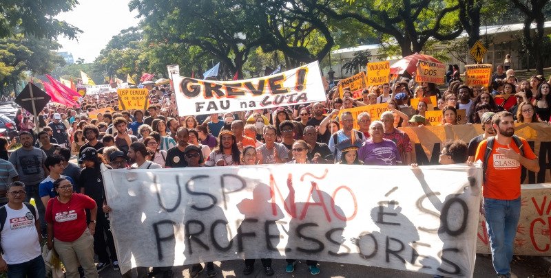 Andes-SN divulga nota de solidariedade às mobilizações de funcionárias(os) e estudantes da USP