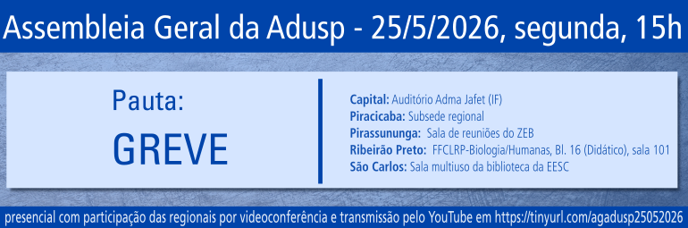 Assembleia Geral da Adusp