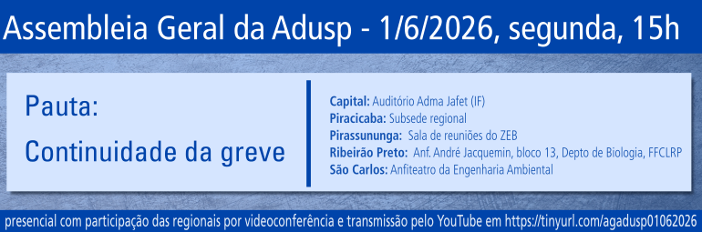 Assembleia Geral da Adusp