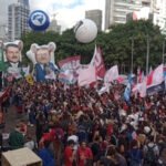 Polícia Militar Rodoviária parou caravanas que partiram do interior para a marcha contra Tarcísio nesta quarta, 20 de maio