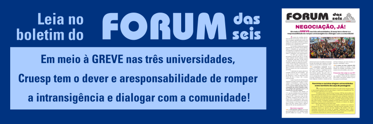 Boletim do Fórum das Seis