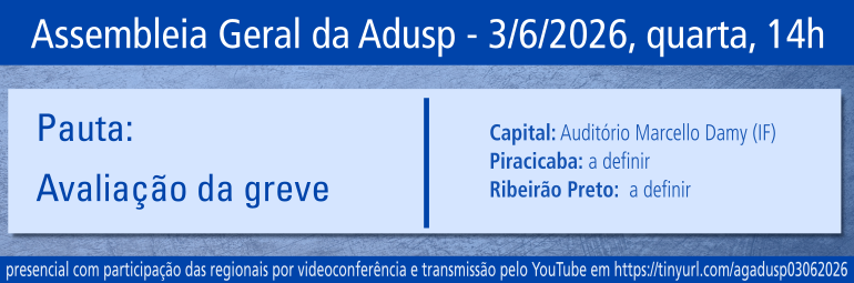 Assembleia Geral da Adusp