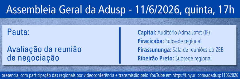 Assembleia Geral da Adusp