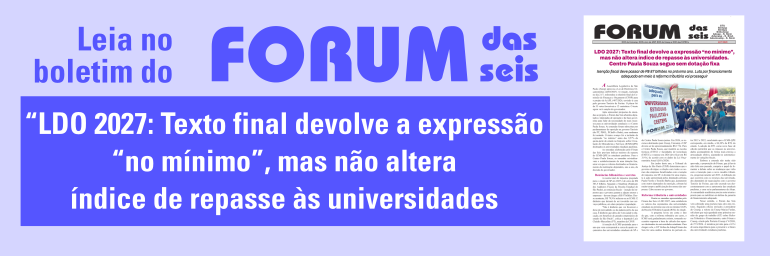 Boletim do Fórum das Seis