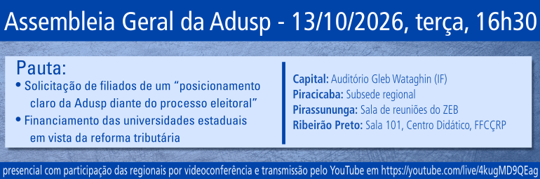 Assembleia Geral da Adusp